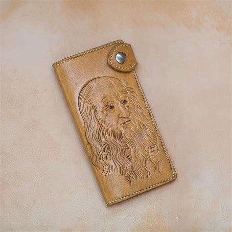 leonardo da vinci wallet|leonardo leather & gold.